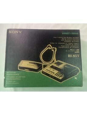 Sony BI- 85T Standard Cassette Dictator Transcriber
